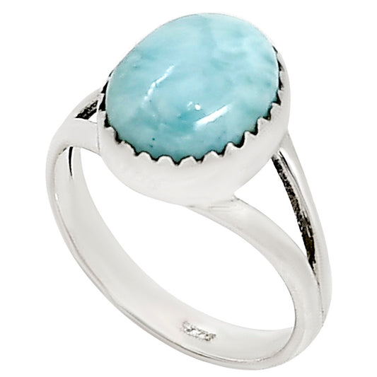 Larimar (Dominican Republic) Ring size-6 R-1210 37-ER15437