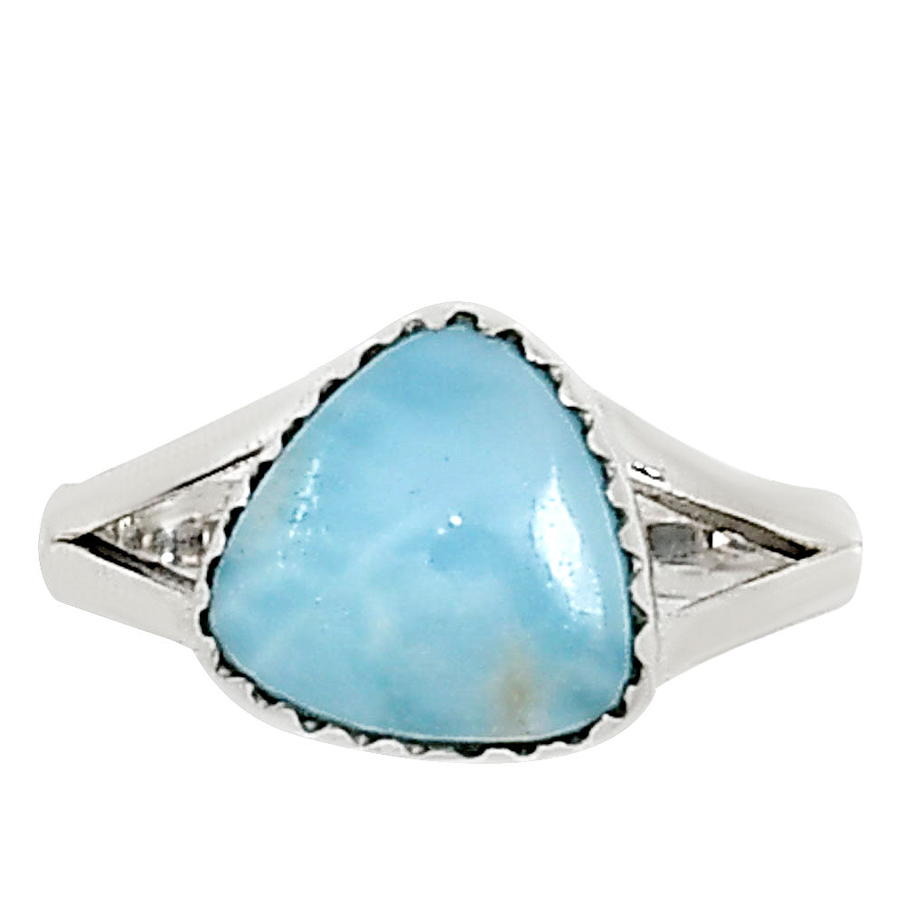 Larimar (Dominican Republic) Ring size-8 R-1210 37-ER15440
