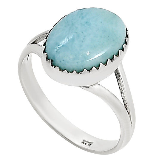Larimar (Dominican Republic) Ring size-9 R-1210 37-ER15442