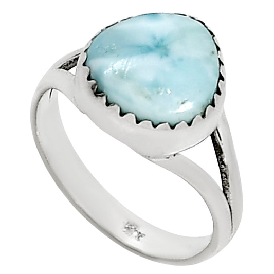 Larimar (Dominican Republic) Ring size-6 R-1210 37-ER15445