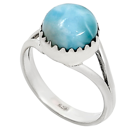 Larimar (Dominican Republic) Ring size-6 R-1210 37-ER15451