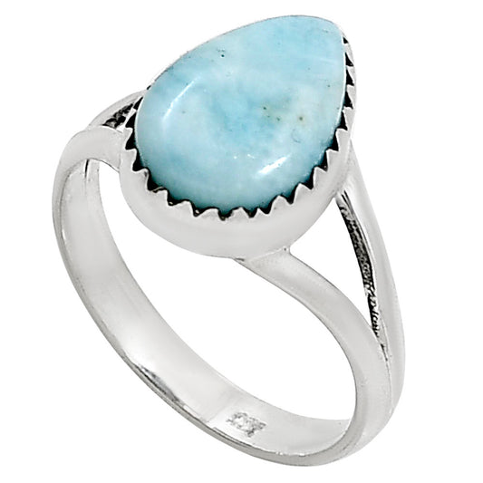Larimar (Dominican Republic) Ring size-8 R-1210 37-ER15453