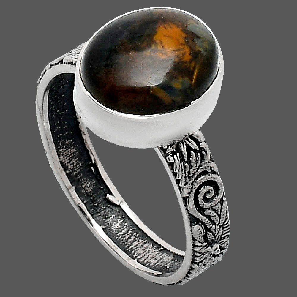 Premium Quality Pietersite - Namibia Ring size-8.5 R-1055 38-ER13284