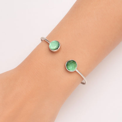 Premium Quality Utah Variscite Cuff Bangle Bracelet B-1004 40-EB10420