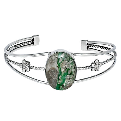 Premium Quality Utah Variscite Cuff Bangle Bracelet B-1012 40-EB10426