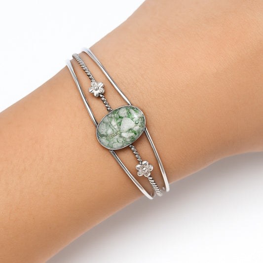 Premium Quality Utah Variscite Cuff Bangle Bracelet B-1012 40-EB10427