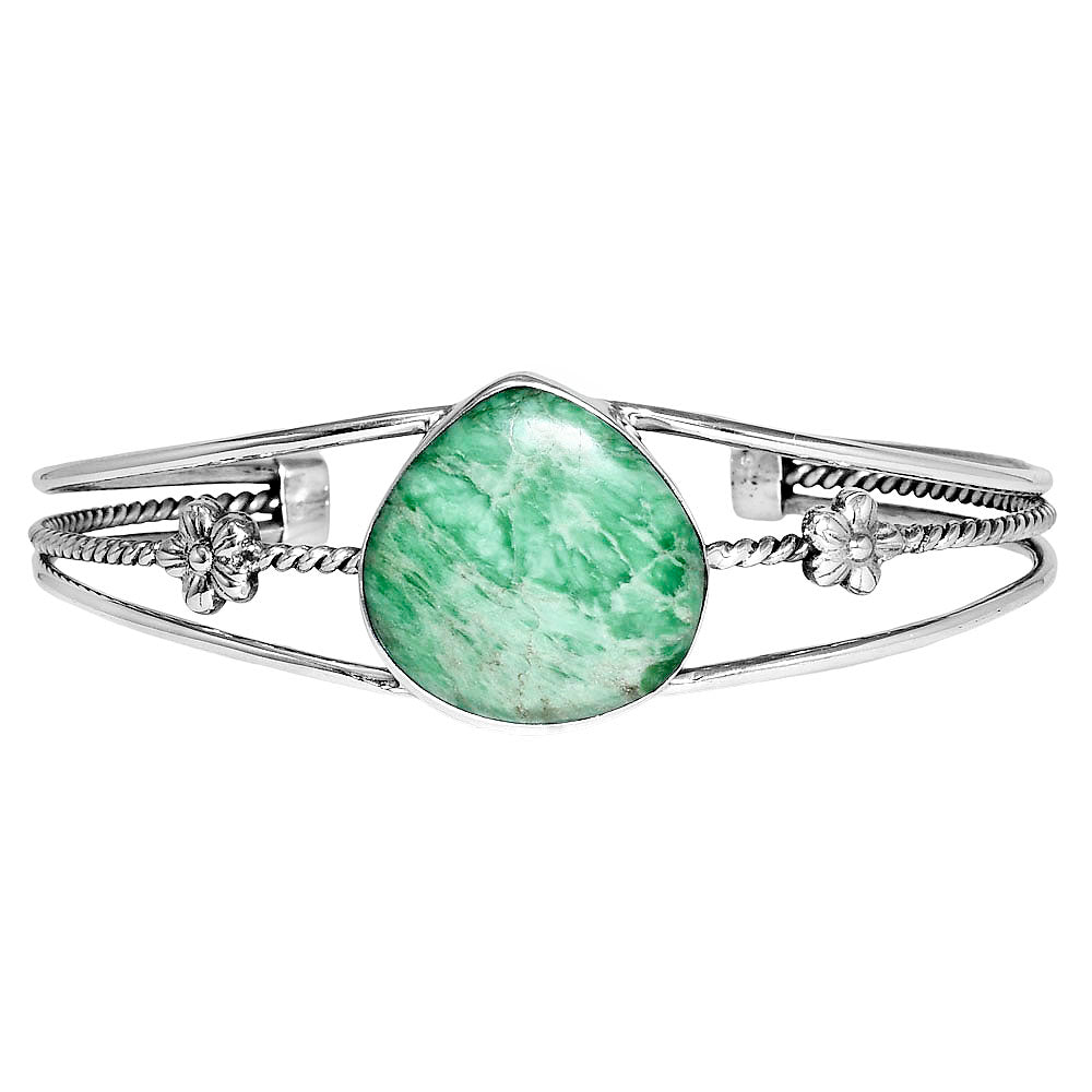 Premium Utah Variscite Cuff Bangle Bracelet B-1012 40-EB10428