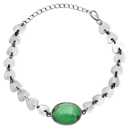 Premium Heart - Utah Variscite Bracelet B-1044 40-EB10431