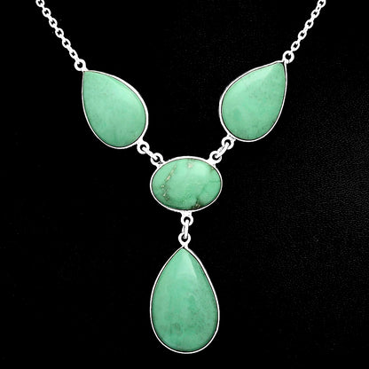 Premium Quality Utah Variscite Necklace N-1013 40-EN10118