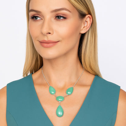 Premium Quality Utah Variscite Necklace N-1013 40-EN10118