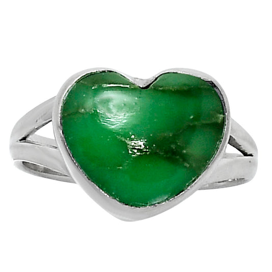 Premium Quality Heart Utah Variscite Ring size-7 R-1073 40-ER13509