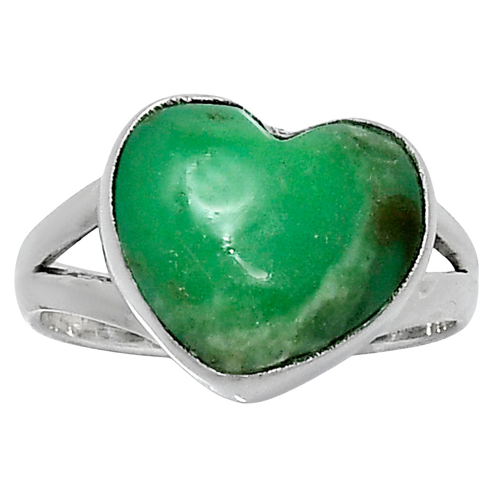 Premium Quality Heart Utah Variscite Ring size-7 R-1073 40-ER13510