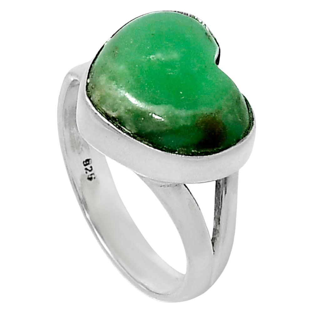 Premium Quality Heart Utah Variscite Ring size-7 R-1073 40-ER13510