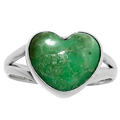 Premium Quality Heart Utah Variscite Ring size-8 R-1073 40-ER13516
