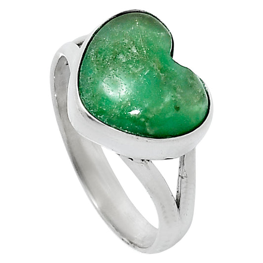 Premium Quality Heart Utah Variscite Ring size-8 R-1073 40-ER13516
