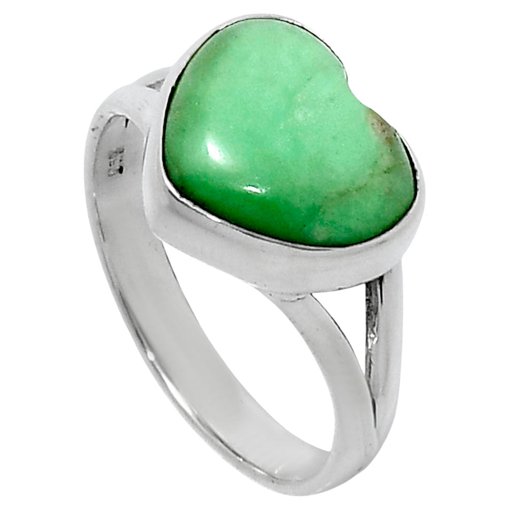Premium Quality Heart Utah Variscite Ring size-9 R-1073 40-ER13517