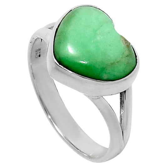 Premium Quality Heart Utah Variscite Ring size-9 R-1073 40-ER13517