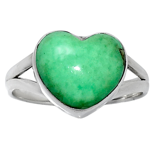 Premium Quality Heart Utah Variscite Ring size-9 R-1073 40-ER13520