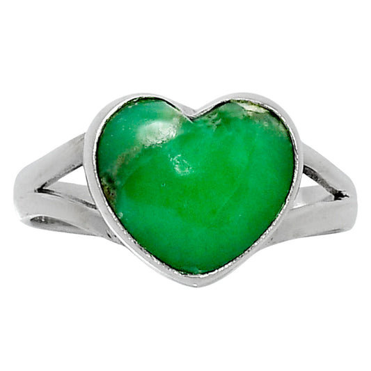 Premium Heart Utah Variscite Ring size-10 R-1073 40-ER13523