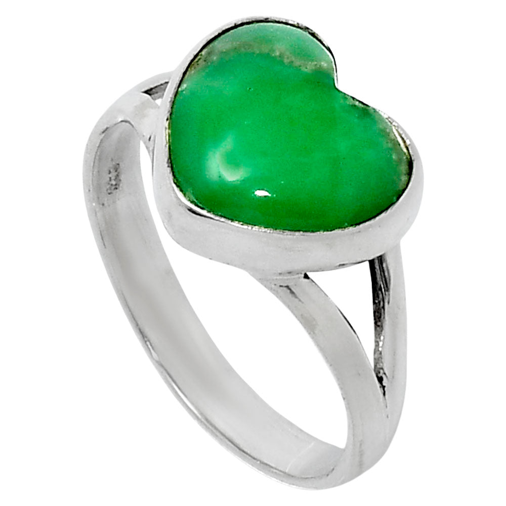 Premium Heart Utah Variscite Ring size-10 R-1073 40-ER13523