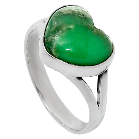 Premium Heart Utah Variscite Ring size-10 R-1073 40-ER13526