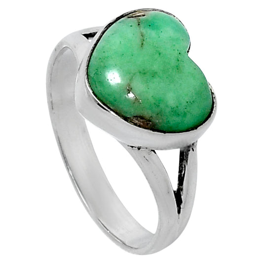 Premium Heart Utah Variscite Ring size-10 R-1073 40-ER13527
