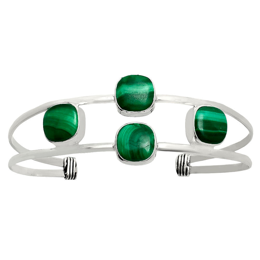 Premium Quality Malachite Eye Cuff Bangle Bracelet B-1047 41-EB10433