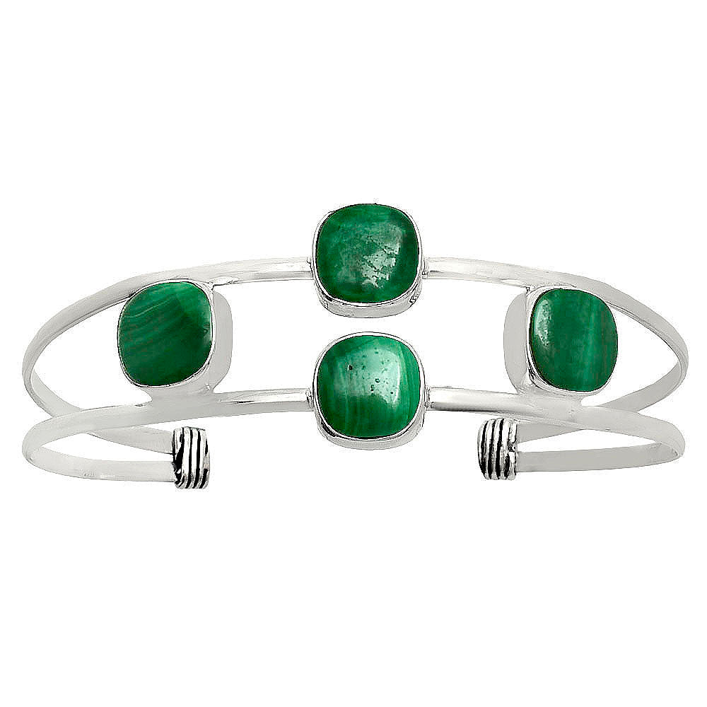 Premium Quality Malachite Eye Cuff Bangle Bracelet B-1047 41-EB10434