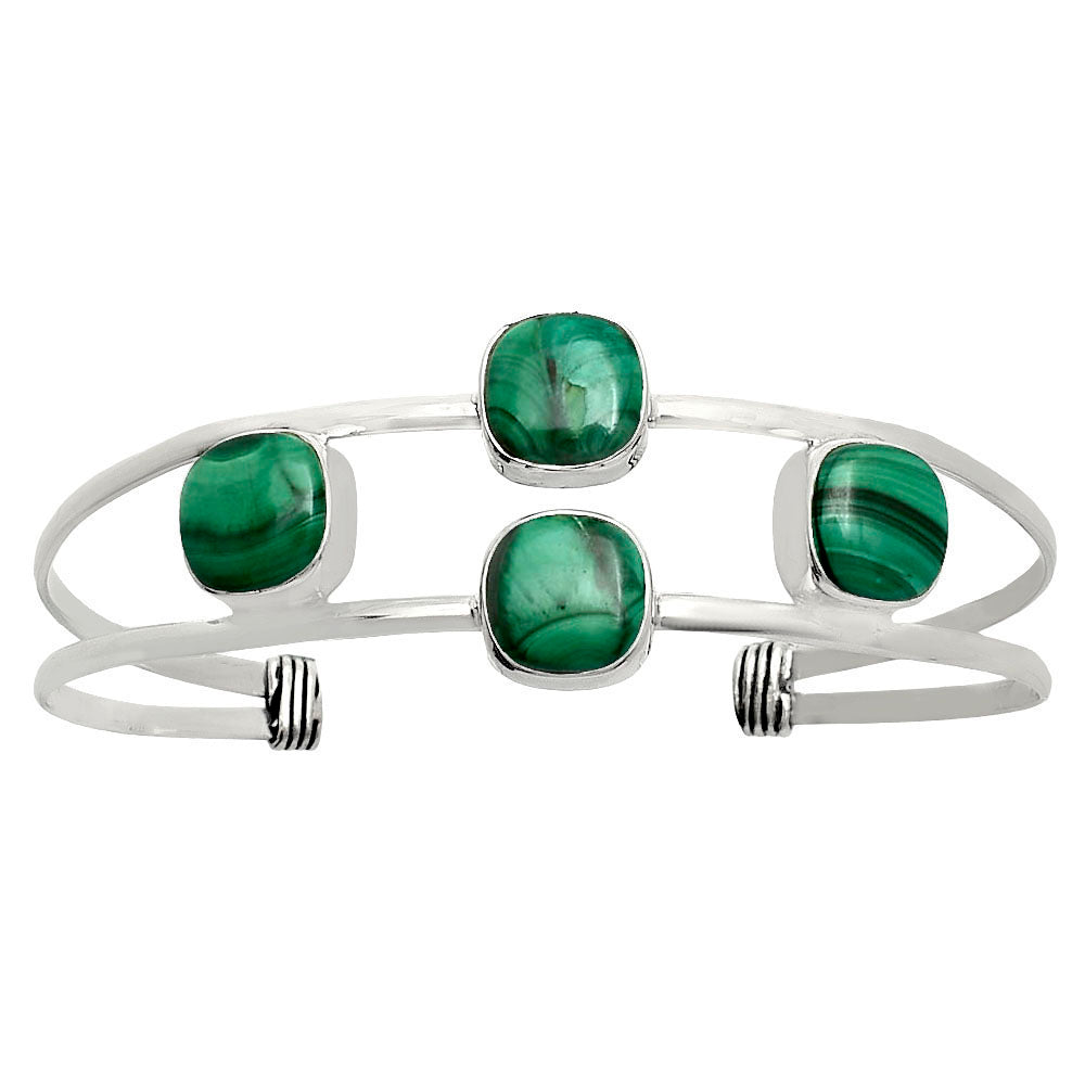 Premium Quality Malachite Eye Cuff Bangle Bracelet B-1047 41-EB10435
