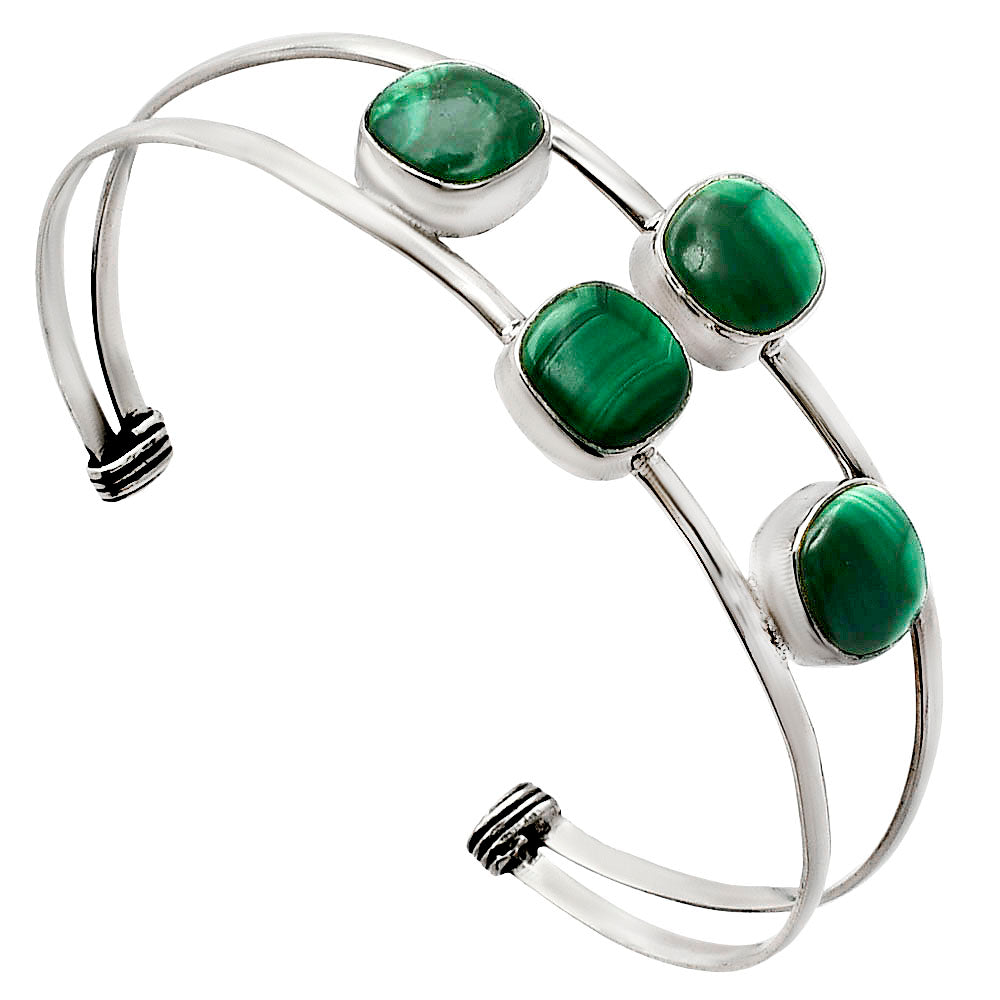 Premium Quality Malachite Eye Cuff Bangle Bracelet B-1047 41-EB10436
