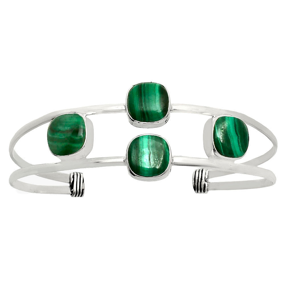Premium Quality Malachite Eye Cuff Bangle Bracelet B-1047 41-EB10437