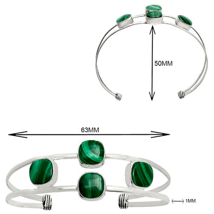 Premium Quality Malachite Eye Cuff Bangle Bracelet B-1047 41-EB10438
