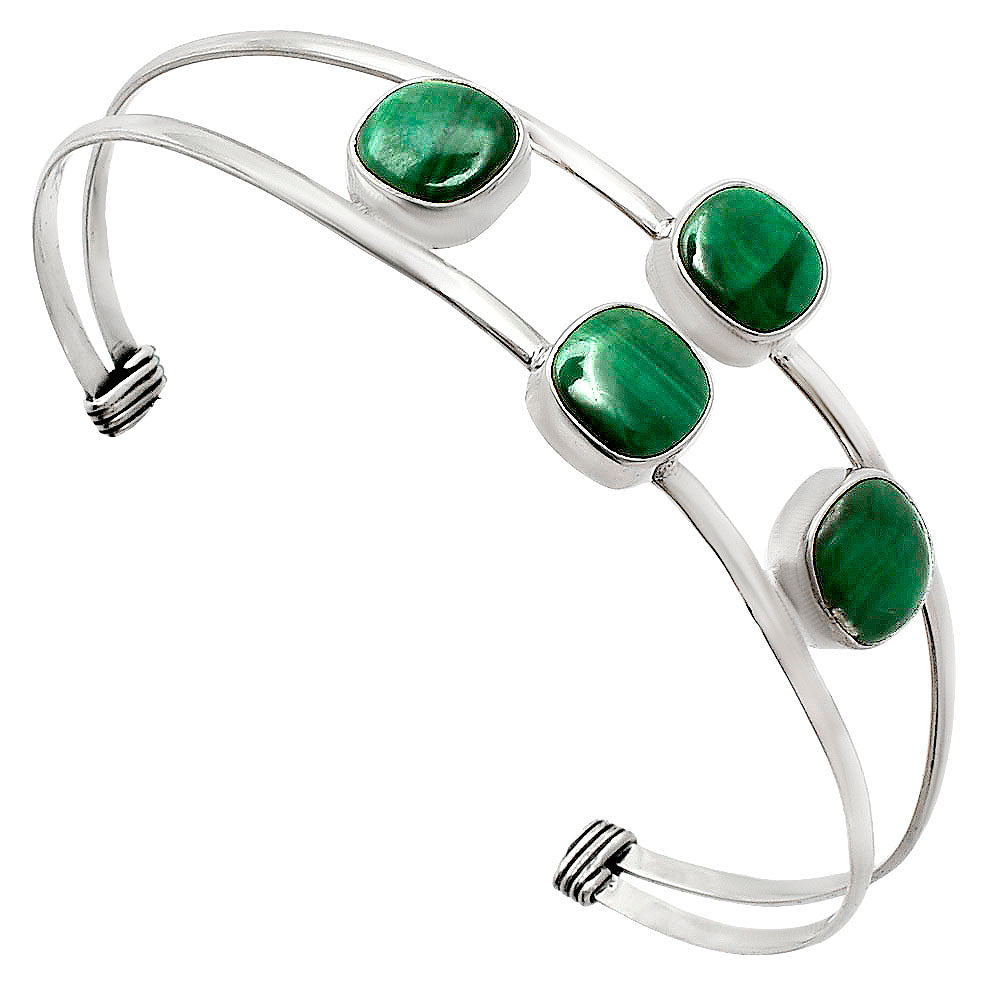 Premium Quality Malachite Eye Cuff Bangle Bracelet B-1047 41-EB10439