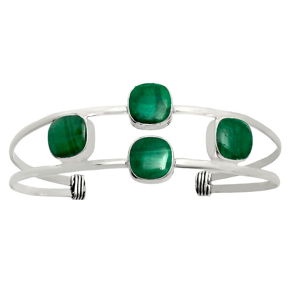 Premium Quality Malachite Eye Cuff Bangle Bracelet B-1047 41-EB10439