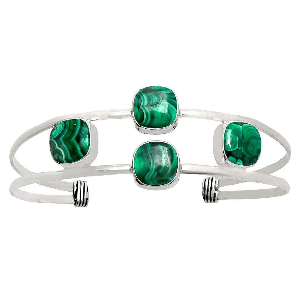 Premium Quality Malachite Eye Cuff Bangle Bracelet B-1047 41-EB10440
