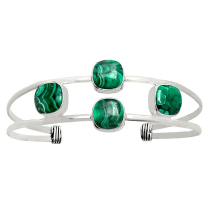 Premium Quality Malachite Eye Cuff Bangle Bracelet B-1047 41-EB10440