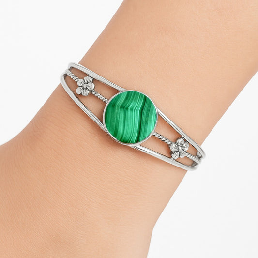 Premium Quality Malachite Eye - Congo Cuff Bangle Bracelet B-1012 41-EB10441