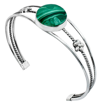 Premium Quality Malachite Eye - Congo Cuff Bangle Bracelet B-1012 41-EB10442