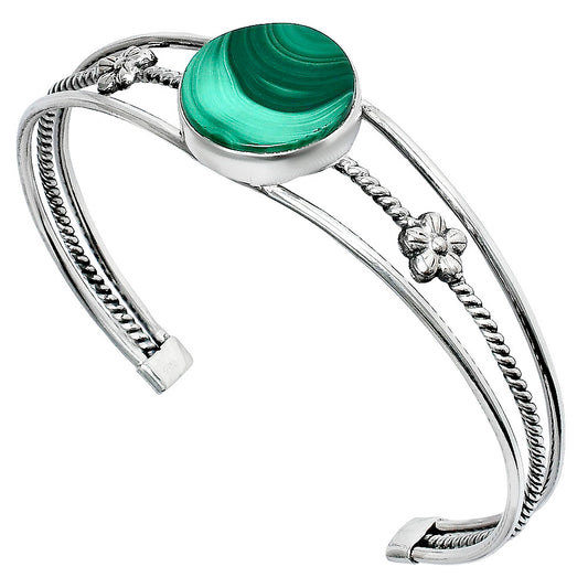 Premium Quality Malachite Eye - Congo Cuff Bangle Bracelet B-1012 41-EB10443