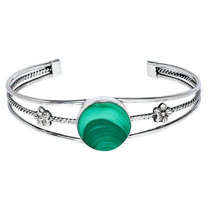 Premium Quality Malachite Eye - Congo Cuff Bangle Bracelet B-1012 41-EB10443