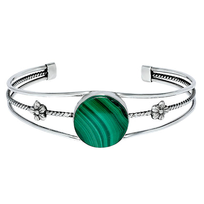 Premium Quality Malachite Eye - Congo Cuff Bangle Bracelet B-1012 41-EB10444