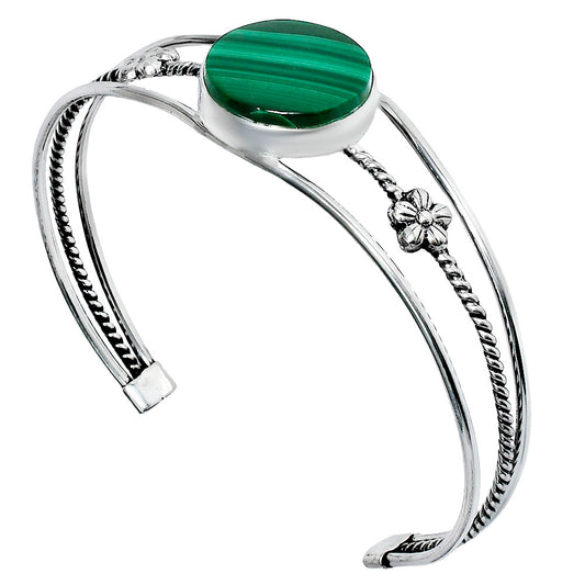 Premium Quality Malachite Eye - Congo Cuff Bangle Bracelet B-1012 41-EB10446