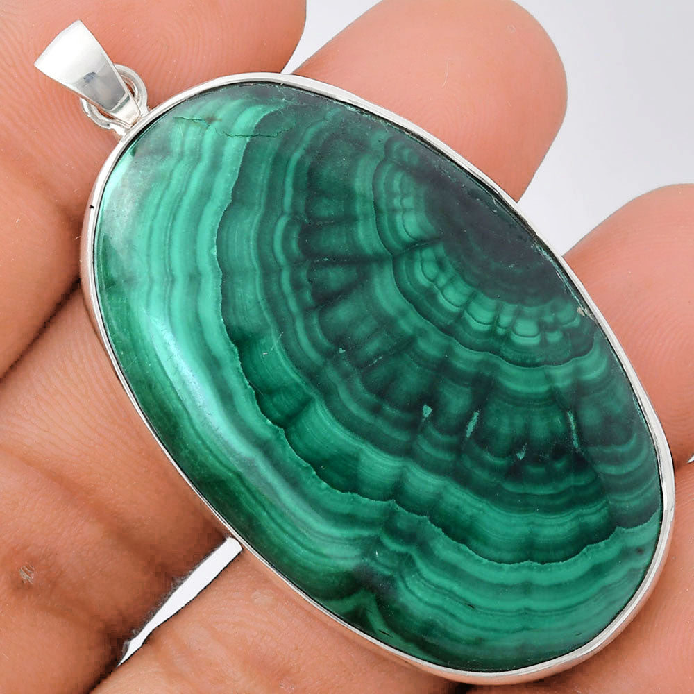 Premium Quality Malachite Eye - Congo Pendant P-1001 41-EP10293