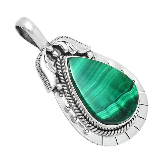 Premium Quality Malachite Eye - Congo Pendant P-1568 41-EP10308