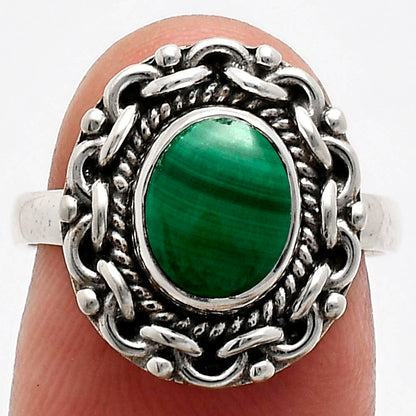Premium Quality Malachite Eye - Congo Ring size-6.5 R-1667 41-ER13534