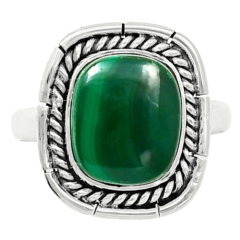 Premium Quality Malachite Eye Ring size-9 R-1728 41-ER13565