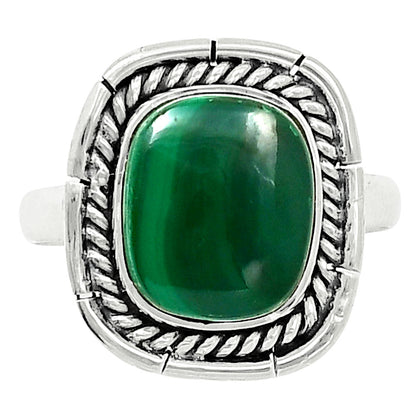 Premium Quality Malachite Eye Ring size-9 R-1728 41-ER13565