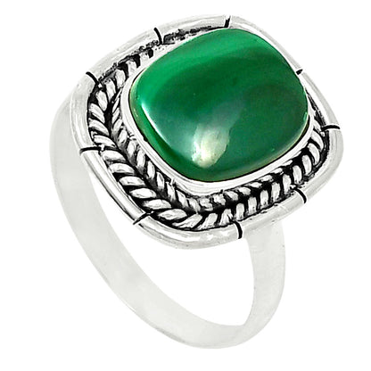 Premium Quality Malachite Eye Ring size-9 R-1728 41-ER13565