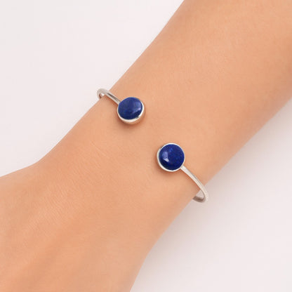 Premium Quality Lapis Lazuli Cuff Bangle Bracelet B-1004 42-EB10464