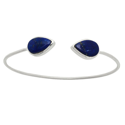 Premium Quality Lapis Lazuli Cuff Bangle Bracelet B-1004 42-EB10466